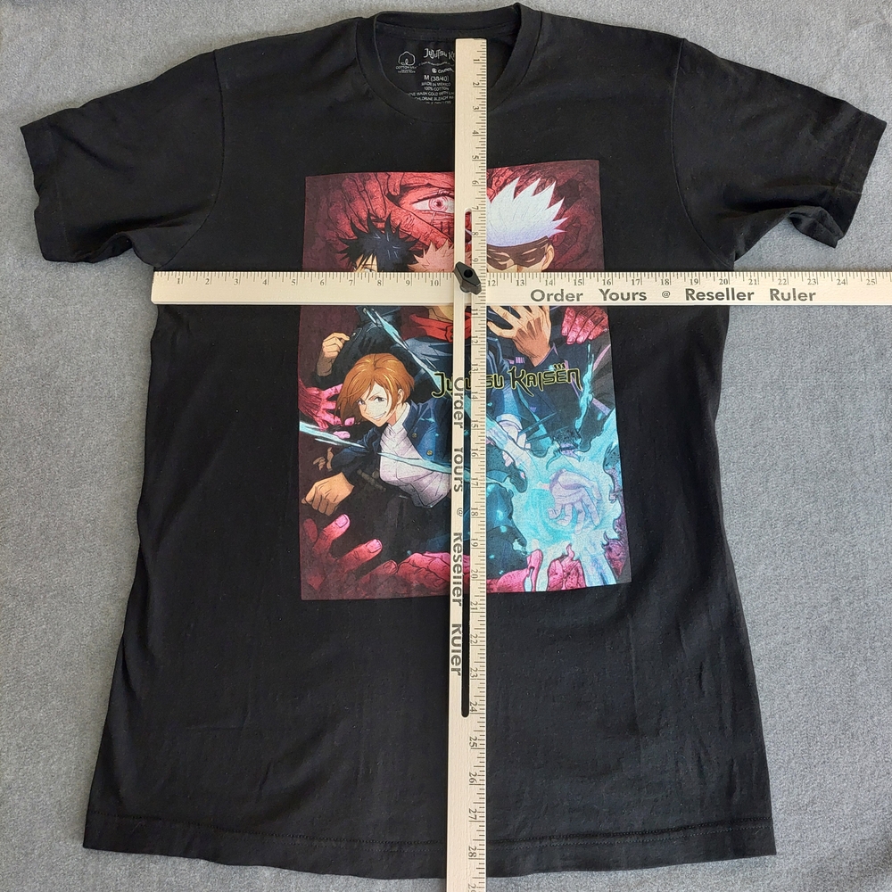 Jujutsu Kaisen Character Graphic T-Shirt - Black - Size Medium - Picture 3 of 5